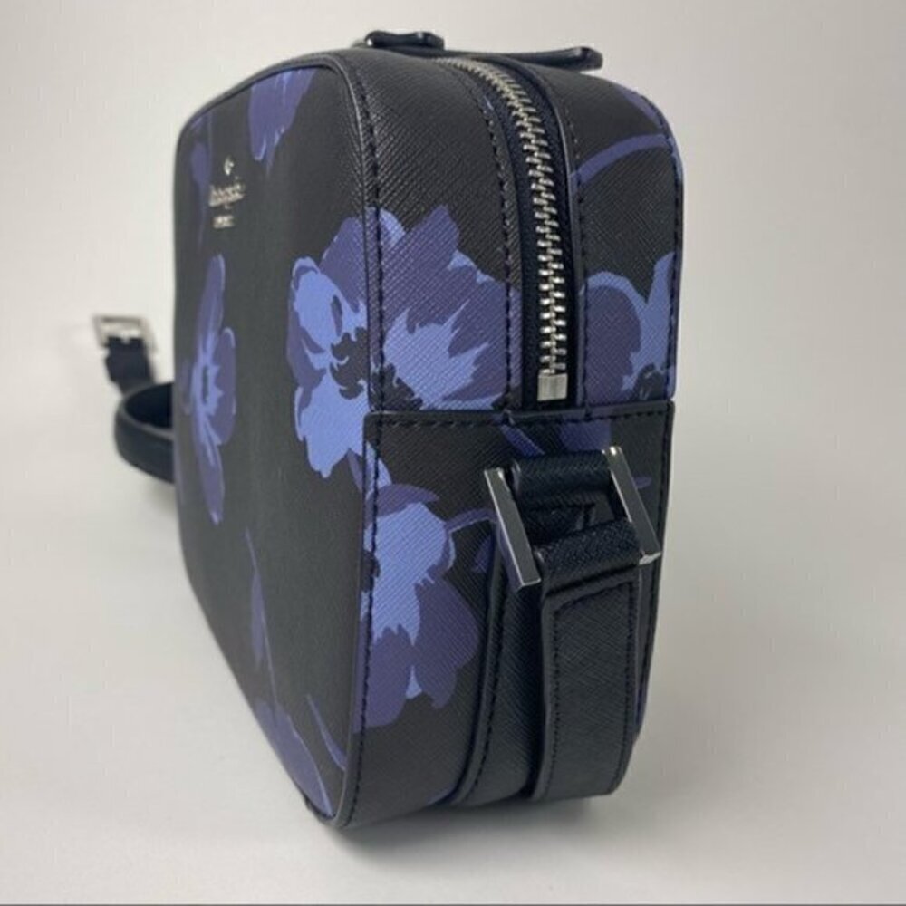 Kate Spade Newbury Lane Cammie Crossbody Bag Tossed Poppies Floral Print Purse - Picture 3 of 13